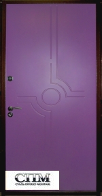 дверь с отделкой МДФ